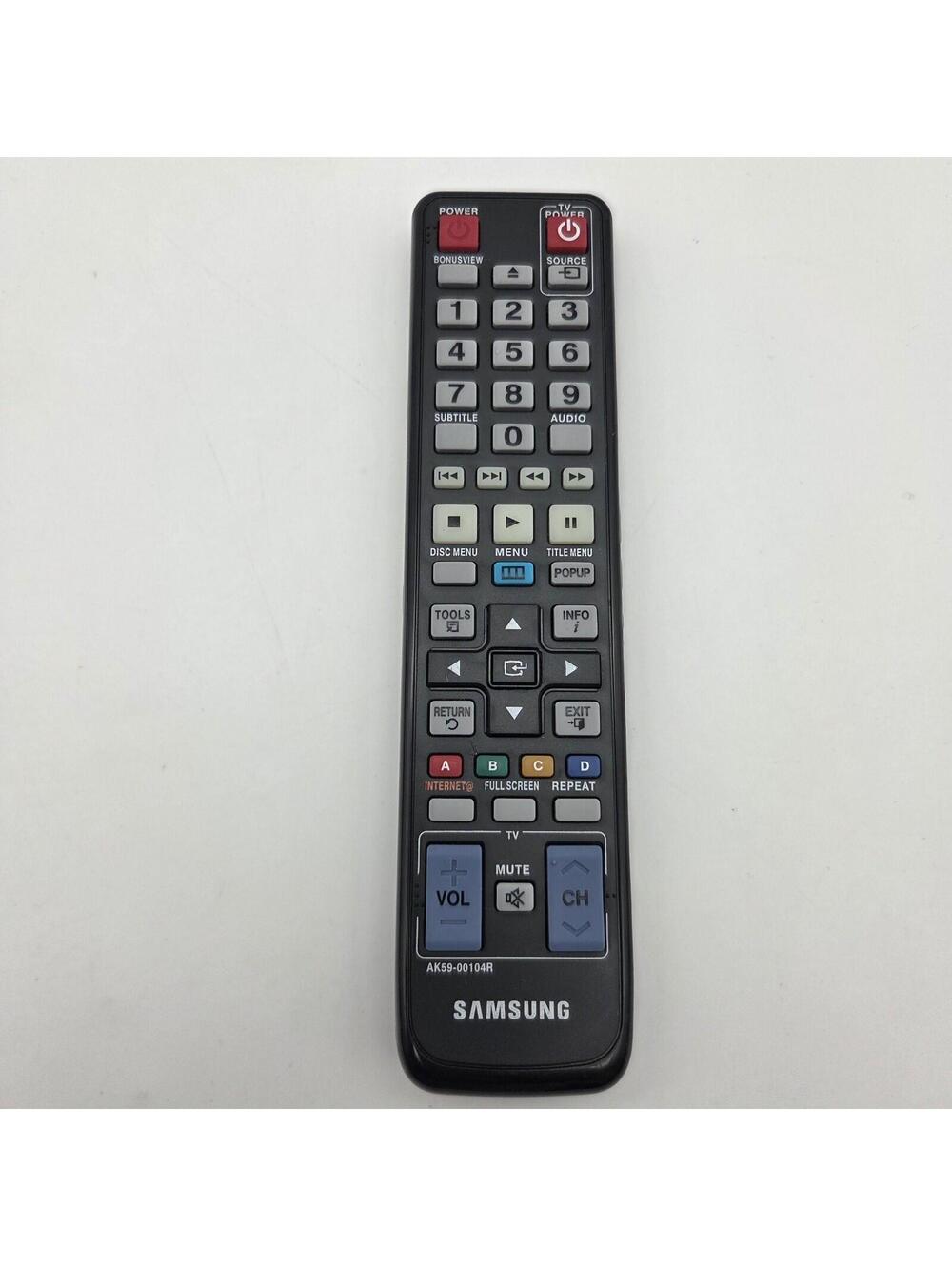 Genuine Samsung AK59-00104R Blu-Ray DVD Player Remote For BD-C5500 BD-C7900 OEM